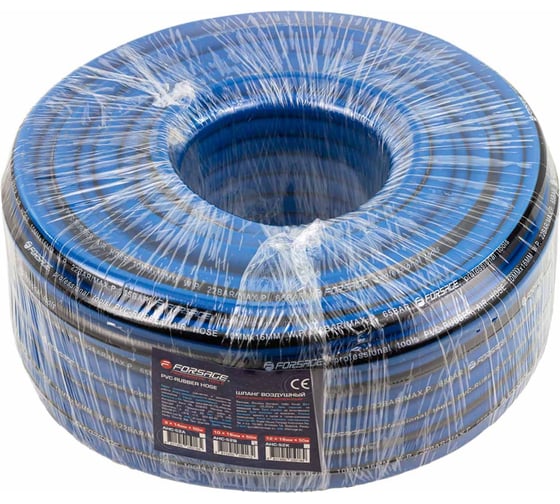 Изображение товара Шланг резиновый армированный Forsage 10*16мм(50м катушка) (20-60бар, раб. t от -30 до +70С) F-AHC-52B [50m](58592)