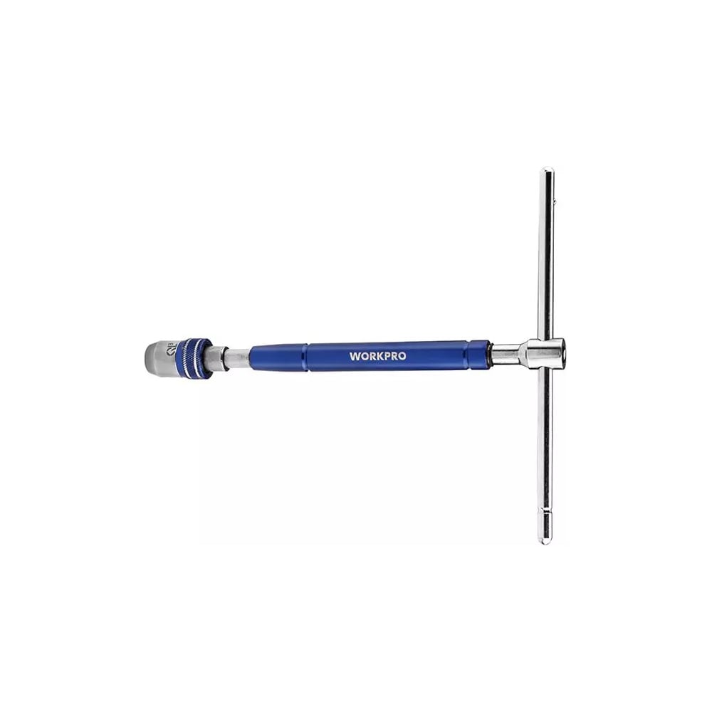 Изображение товара Ключ-вороток c Т-образной ручкой Workpro PRO CR-V, с быстросьемным битодержателем 1/4, WP275016