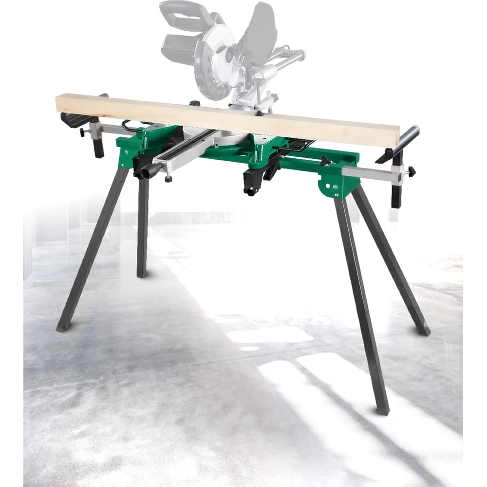 Мобильный стол для торцовочной пилы, нагрузка до 150 кг Rockforce RF-8110FS(67089)