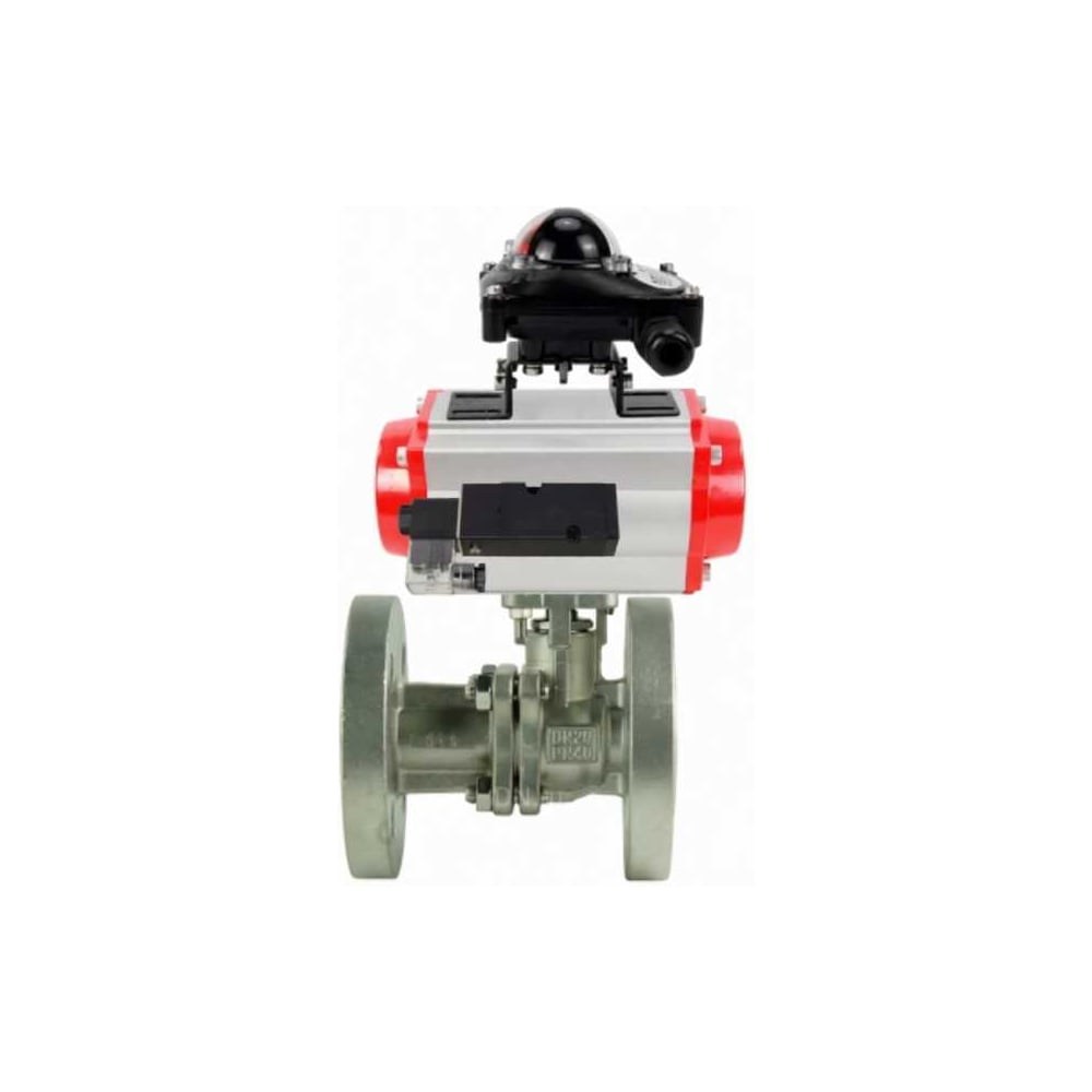 Изображение товара Кран шаровой DN.ru КШ.Ф.П.316.200 Ду80 Ру16 фланцевый