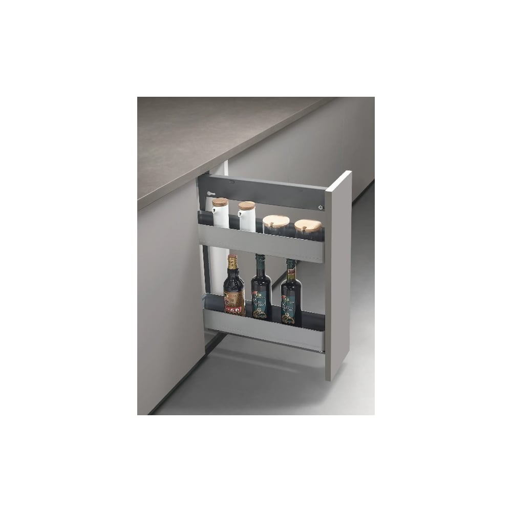 Изображение товара Шкафная бутылочница Mebax Griza 32022000 00-00003532 с боковым креплением и выдвижным фасадом