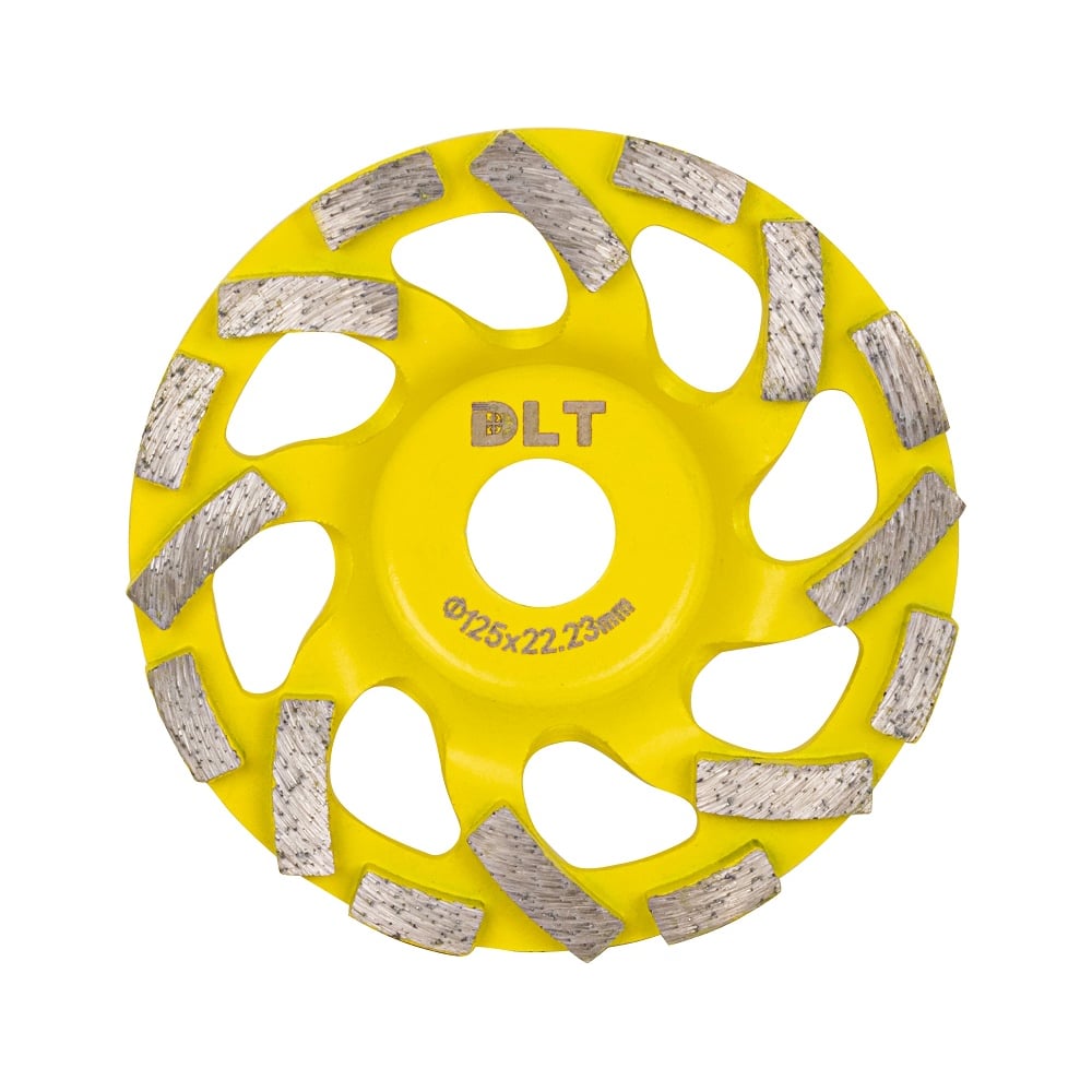 Чашка алмазная DLT FAN Standard (бетон), 125мм, высота алмазного слоя 6мм 1418
