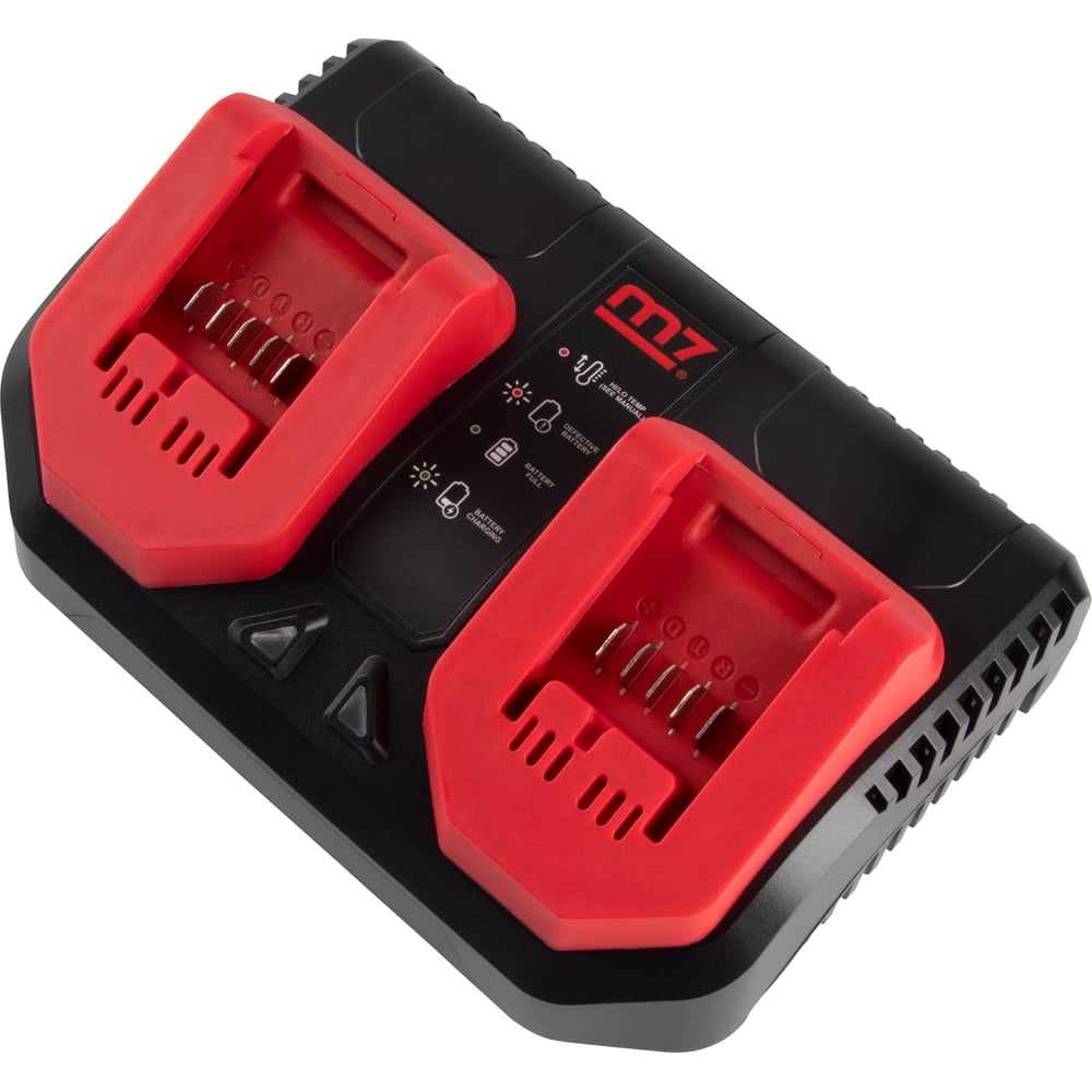 Изображение товара Устройство зарядное MIGHTY SEVEN 18В, для 2-х аккумуляторов DC-201A