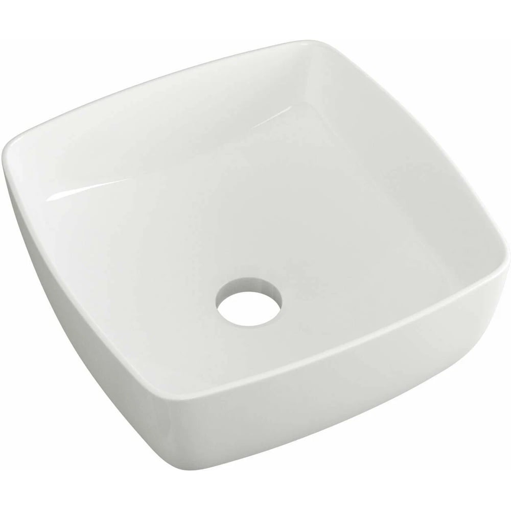 Изображение товара Раковина чаша накладная Bauedge BAU Spectrum 42.5х42.5, белая JIE0017