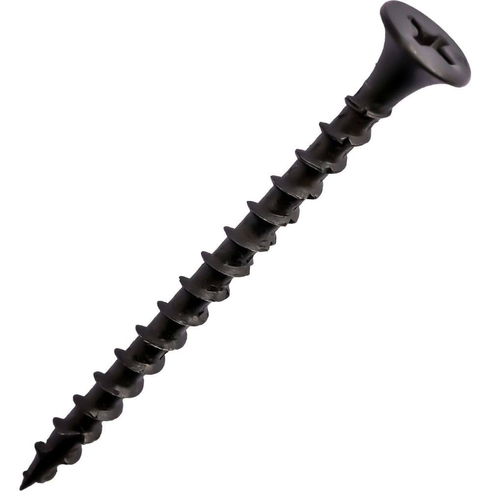 Изображение товара Шуруп гипсокартон-дерево FASTNR 3.5X51, редкая резьба, потайная головка, фосфатированные, с насечкой, 1200 штук FRB3551CT