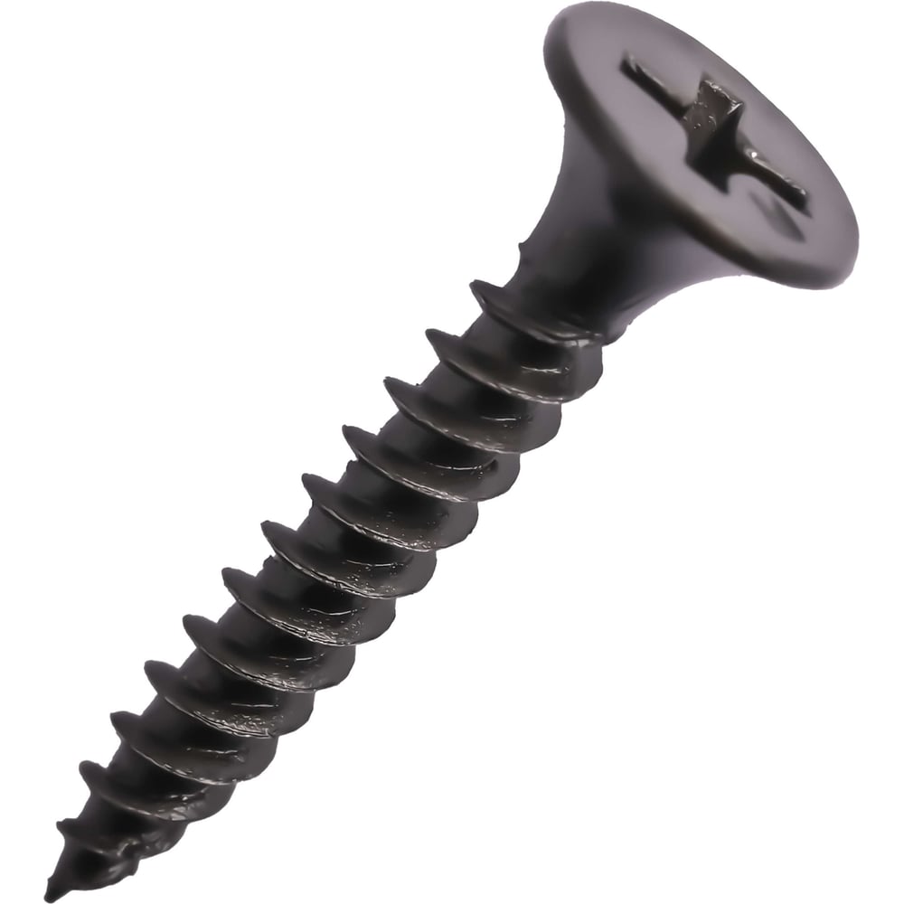 Изображение товара Шуруп гипсокартон-металл FASTNR 3.5X25, частая резьба, потайная головка, фосфатированные, 500 штук FR001