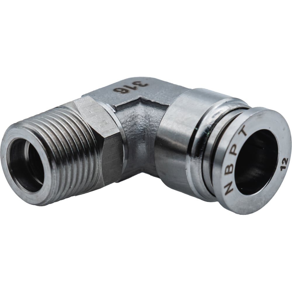 Изображение товара Фитинг L-образный NBPT с нар. резьбой SSL 12-1/8 (01) (нерж. 316) 806491