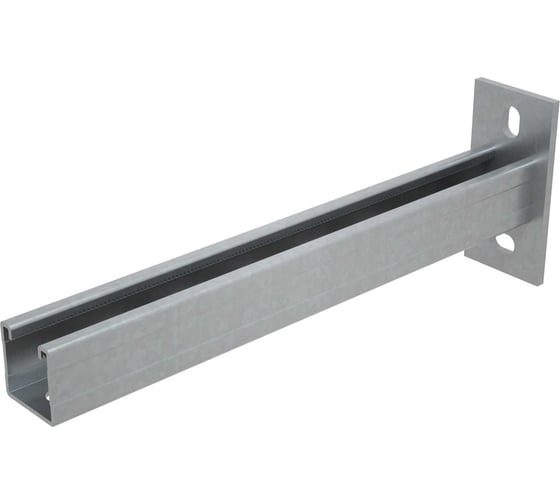 Изображение товара Настенный кронштейн усиленный CABLIDERTRAYS Strut (41х41х2,0) основание (120х50х6) 400мм НКУС1(сн)-400