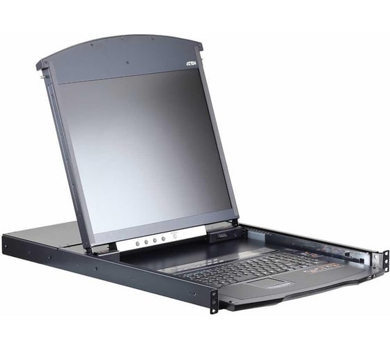Изображение товара Переключатель KVM ATEN электрон., 1 local user USB/VGA/DVI-D консоль LCD 19+32 IP user/16 cpu (PS2/USB/Sun+VGA)/RS232, без модулей, 1 KL1116VN-AXA-RG
