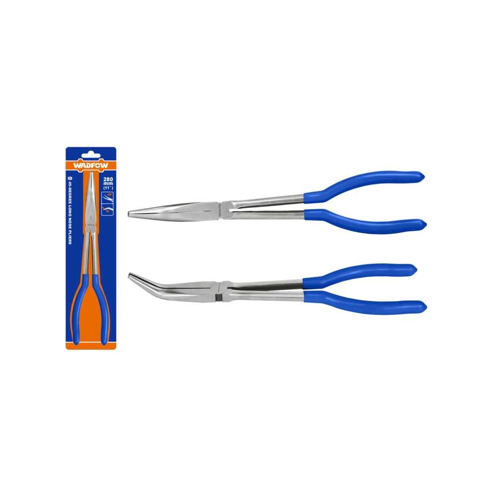Изображение товара Длинногубцы с изогнутым носиком WADFOW 280 мм 6/48 WPL2E11
