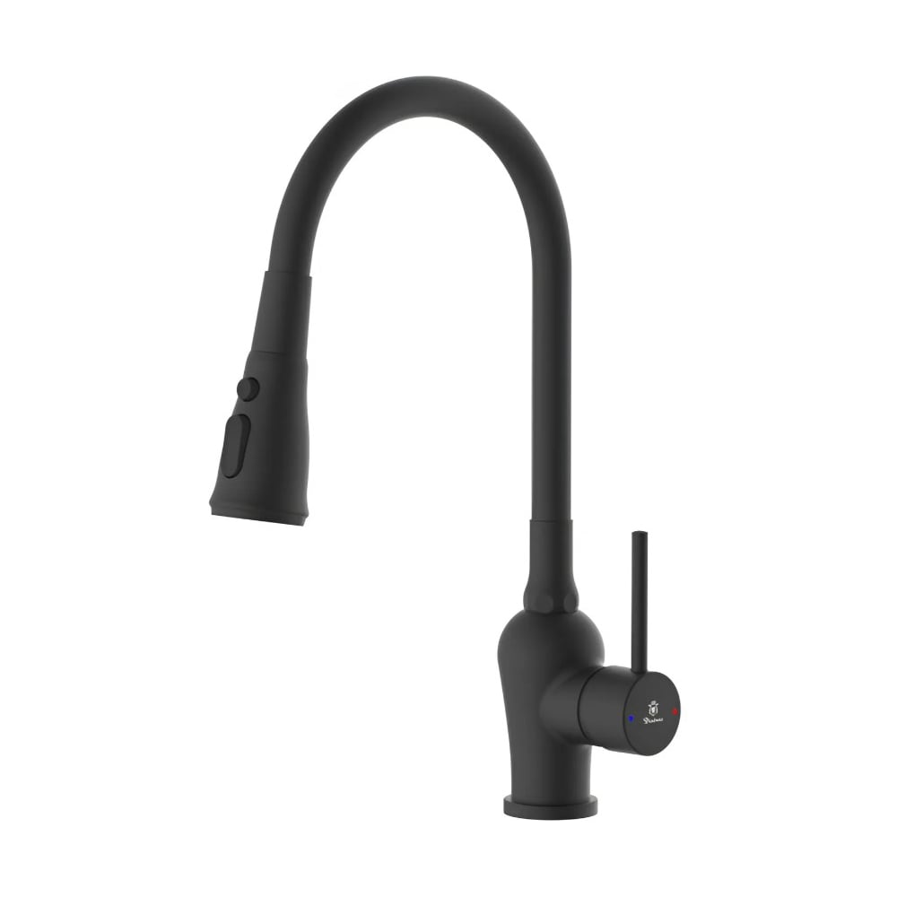 Изображение товара Смеситель для кухни DIADONNA с гибким изливом D46-0014BL