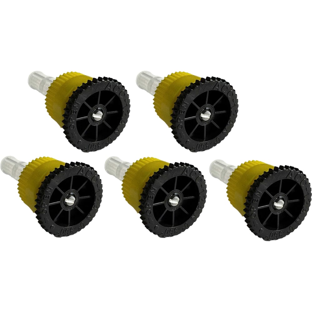 Изображение товара Регулируемая веерная форсунка RAINMATIC изменяемого сектора 0-360 ACC 12AN комплект 5шт RM ACC 12AN