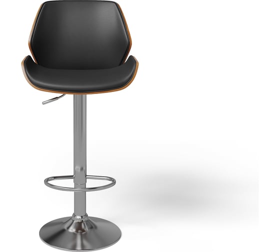 Изображение товара Стул барный Hesby Willow чёрный, коричневый HSBI_TG2564
