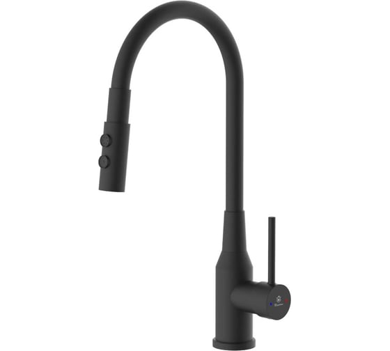 Изображение товара Смеситель для кухни DIADONNA с гибким изливом D46-0013BL