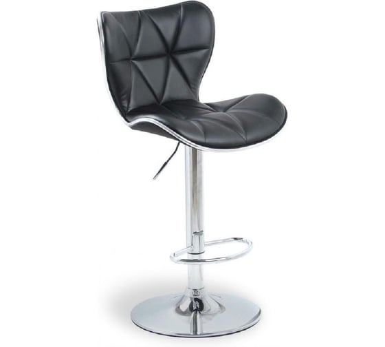 Изображение товара Стул барный Hesby Serenity Echo чёрный, хром HSBI_DC419_black