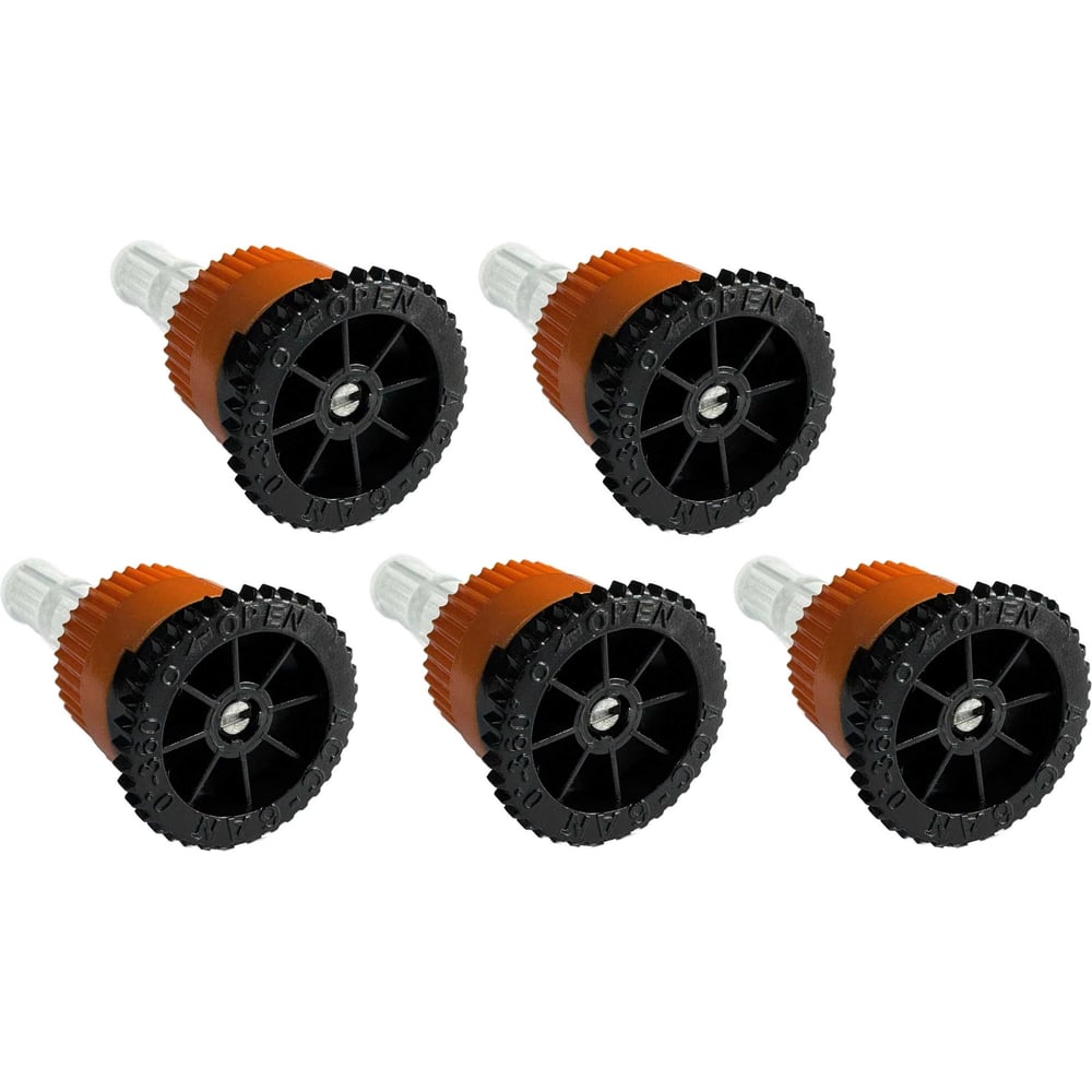 Изображение товара Регулируемая веерная форсунка RAINMATIC изменяемого сектора 0-360 ACC 6AN комплект 5шт RM ACC 6AN