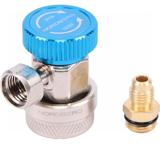Изображение товара Муфта быстросъемная NORDBERG R134a низкое давление, синяя NFA1L