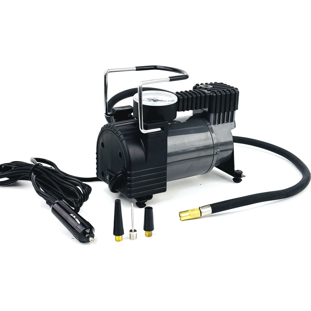 Изображение товара Компрессор автомобильный поршневой для накачки шин от прикуривателя TopAuto 35л/мин TA-AC580-1