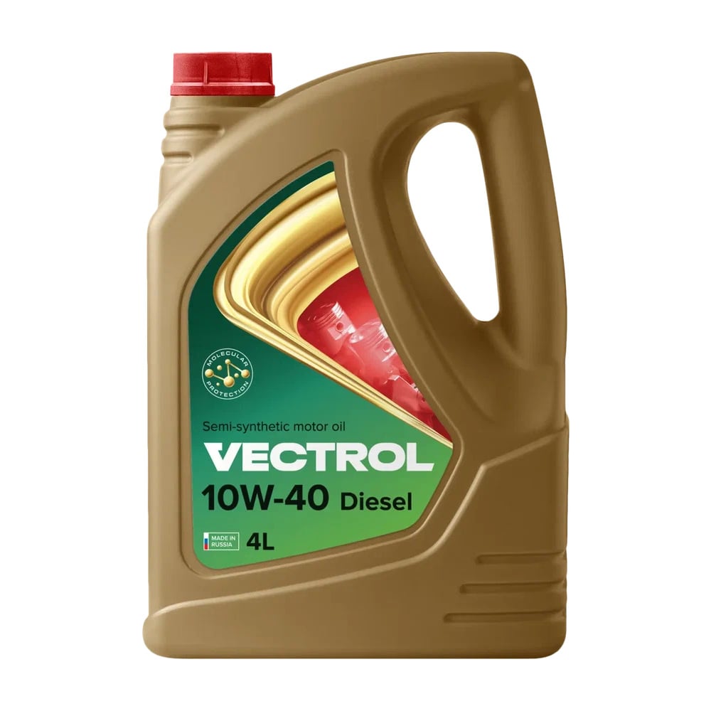 Изображение товара Полусинтетическое моторное масло VECTROL 10w40 Diesel CF-4 4 л ve3010