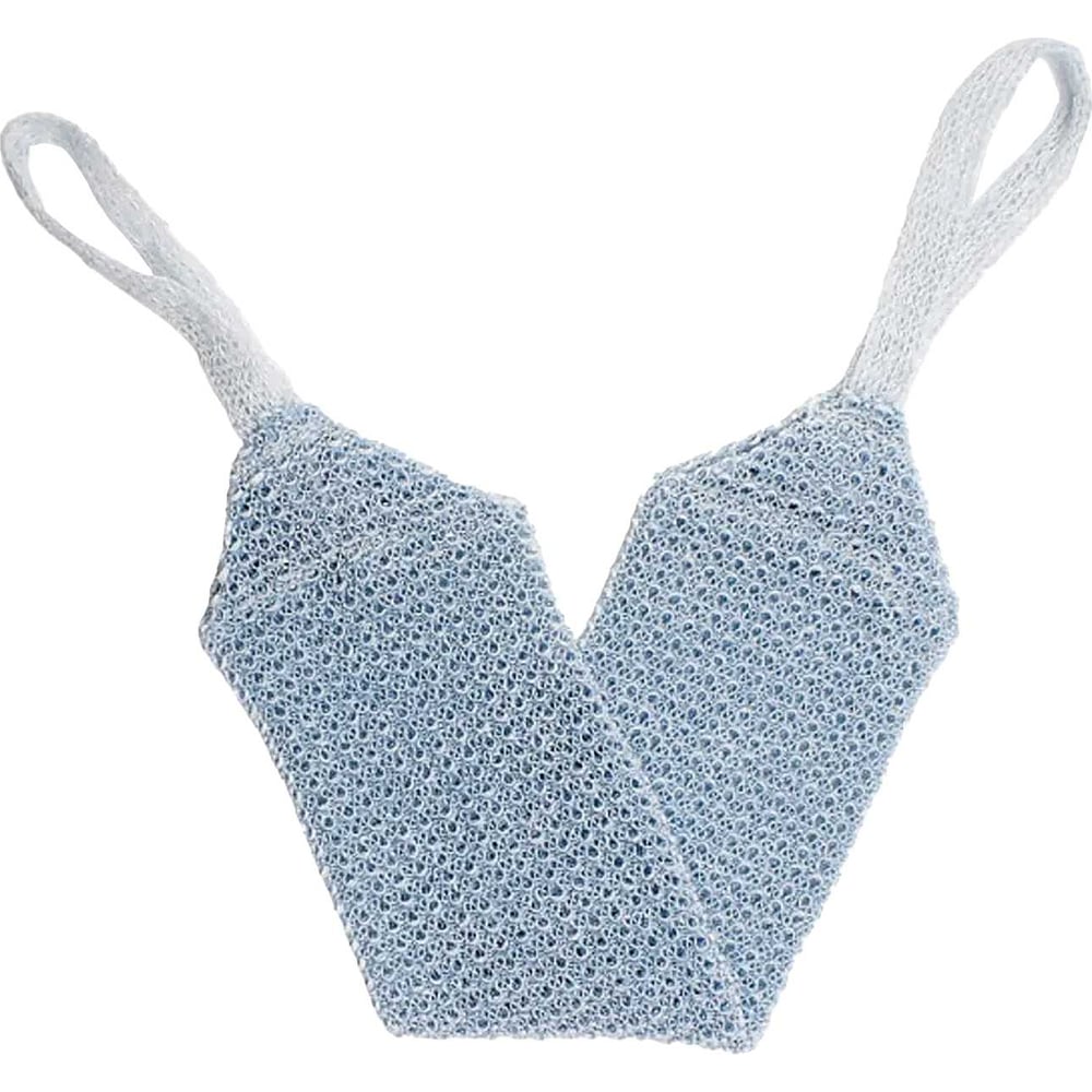 Изображение товара Мочалка-стрейч массажная VIVAL с ручками серебристая 796718