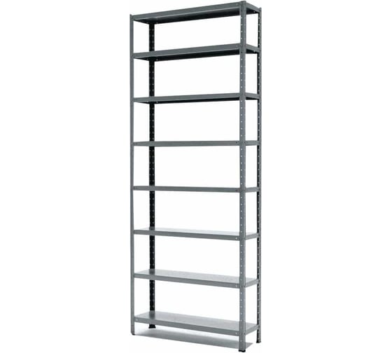 Изображение товара Стеллаж ООО ФУРАМА СТФУ 2500x1100x300 мм, 8 полок, серый СТФУ251130-8