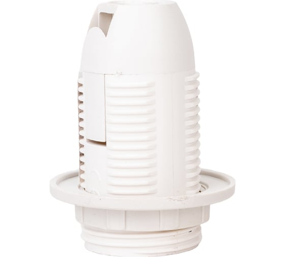 Изображение товара Патрон Е14 duwi с кольцом, термостойкий пластик, белый 24622 0