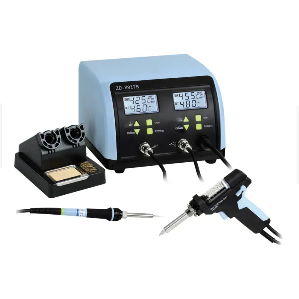 Изображение товара Паяльная демонтажная станция Zhongdi ZD-8917B 160-480°C