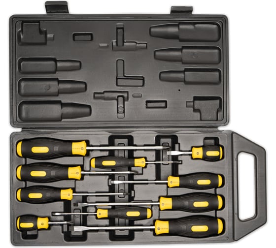 Изображение товара Набор отверток SHTOK 10 шт. кейс 09904