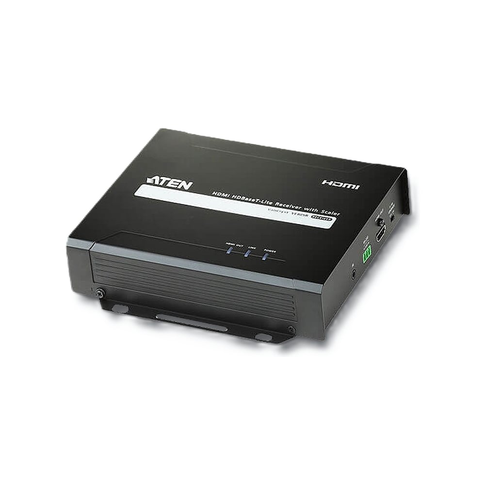 Изображение товара Удлинитель ATEN HDMI HDBase-T Lite, 60 м, 1xUTP Cat5e, HDMI+1xRJ45, F, без шнуров, БП 220 5V VE805R-AT-G