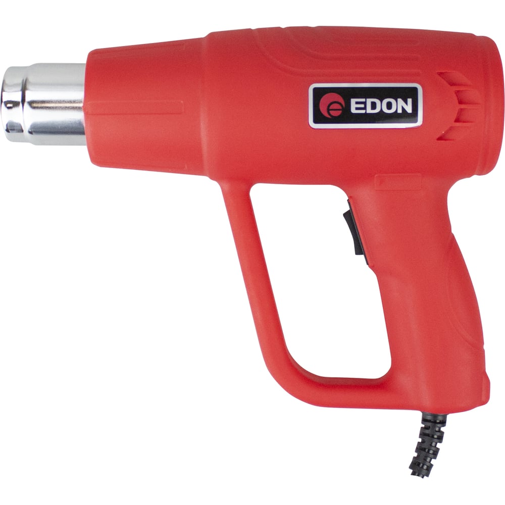 Изображение товара Термопистолет электрический EDON HAG-1900 (1900Вт; 300/520С; 240/420л/мин, 3 насадки) 40522
