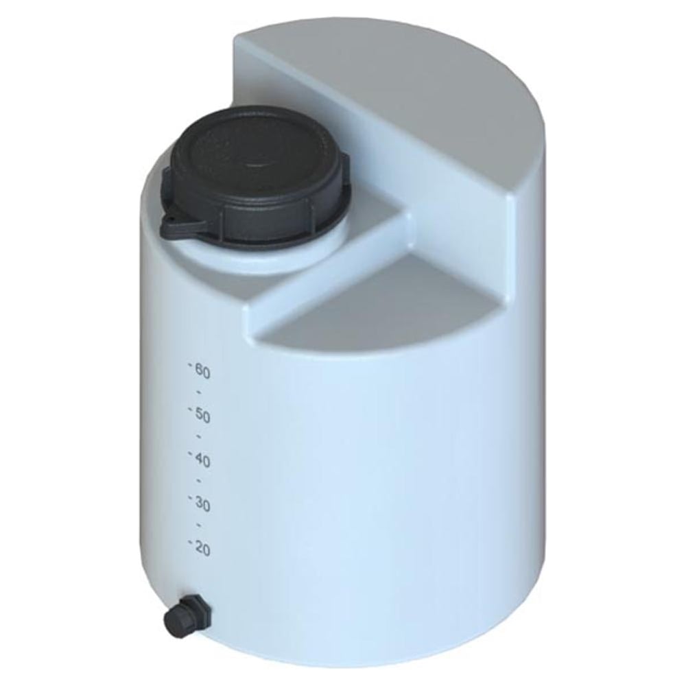 Изображение товара Дозировочный контейнер АНИОН 60л с крышкой с нижним сливом с резиной МБС ДК60КЗ_ДТ