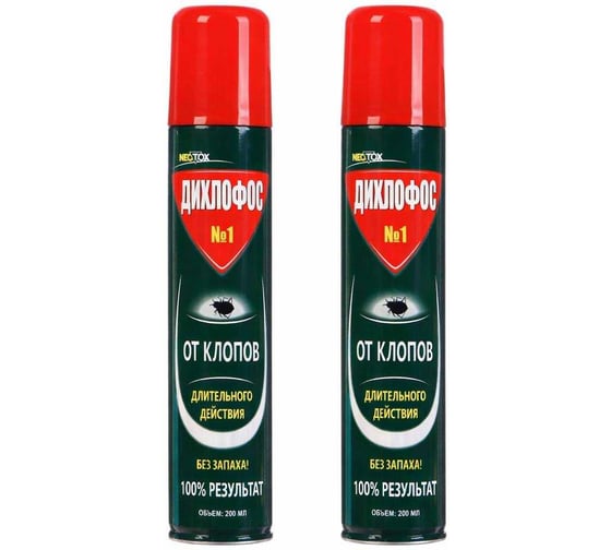 Изображение товара Дихлофос НЕОТОКС №1 от клопов, 200 мл, комплект из 2 шт. УТ-00018200