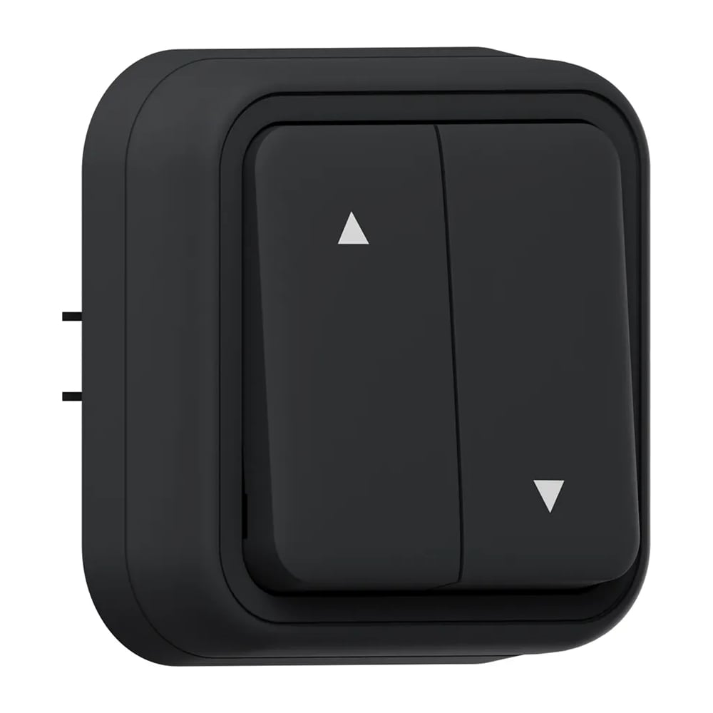 Изображение товара Выключатель для жалюзи EKF Бронто СП, винтовые клеммы, антрацит BT2-SWA-25