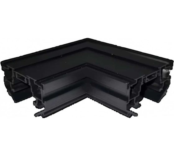 Изображение товара Соединитель угловой внутренний EKS КЛАРУС для трекового профиля, черный, 50 шт/кор (В) 0У-00006636