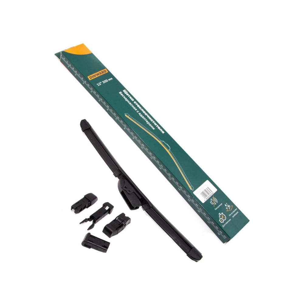 Изображение товара Щетка стеклоочистителя DINWARD 12/300 мм бескаркасная