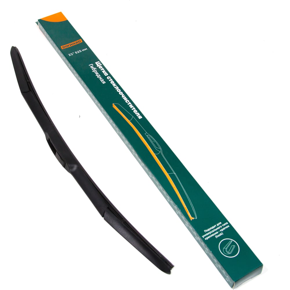 Изображение товара Щетка DINWARD 746627v 525 мм бескаркасная гибридная