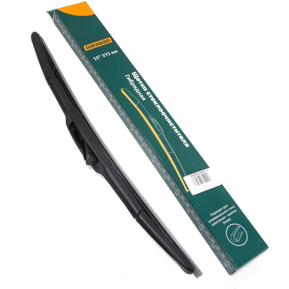 Изображение товара Щетка Dinward гибридная 746622v 375 мм — всесезонная резиновая кромка