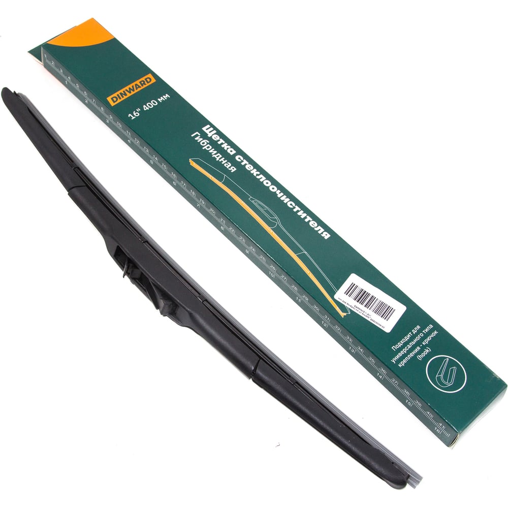 Изображение товара Щетка стеклоочистителя гибридная DINWARD 16/400 мм 746623v