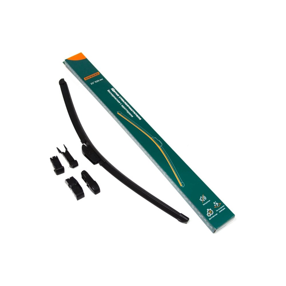 Изображение товара Щетка DINWARD бескаркасная 525 мм AeroClip 21" всесезонная