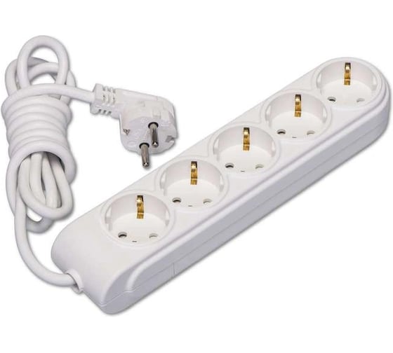 Изображение товара Удлинитель MAKEL 5х3м, с заземлением, 16А, защитные шторки, сечение 3х1.5 N5210044