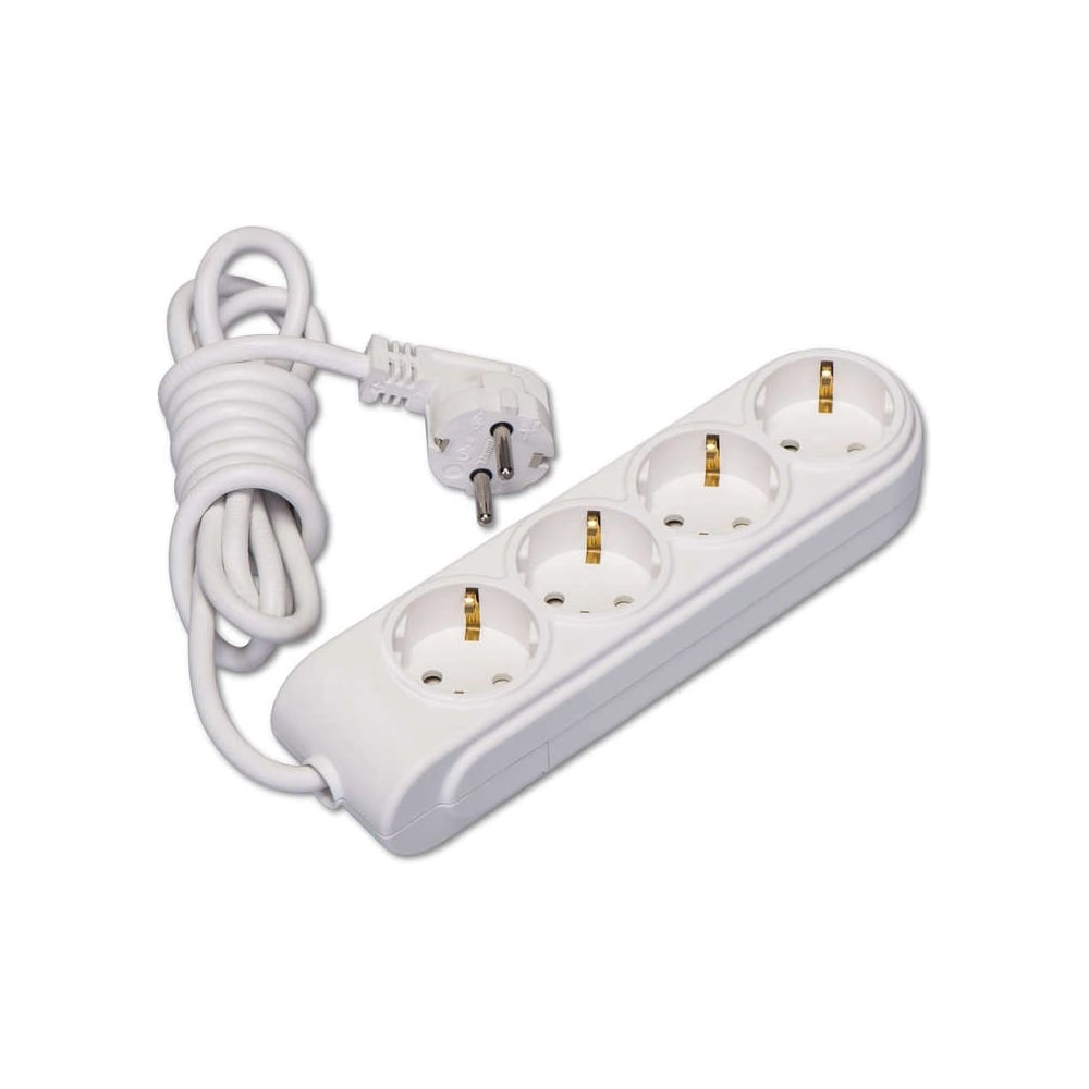 Изображение товара Удлинитель MAKEL 4х2м с заземлением и защитными шторками 16 А 4xSchuko