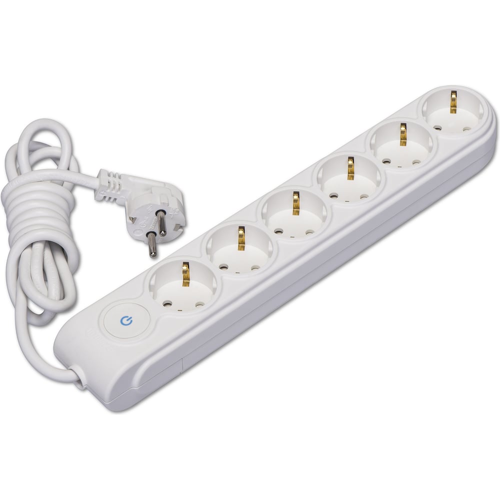 Изображение товара Удлинитель MAKEL 6х15м, с заземлением, 16А, защитные шторки, с выключателем, сечение 3х1.5 N6310094