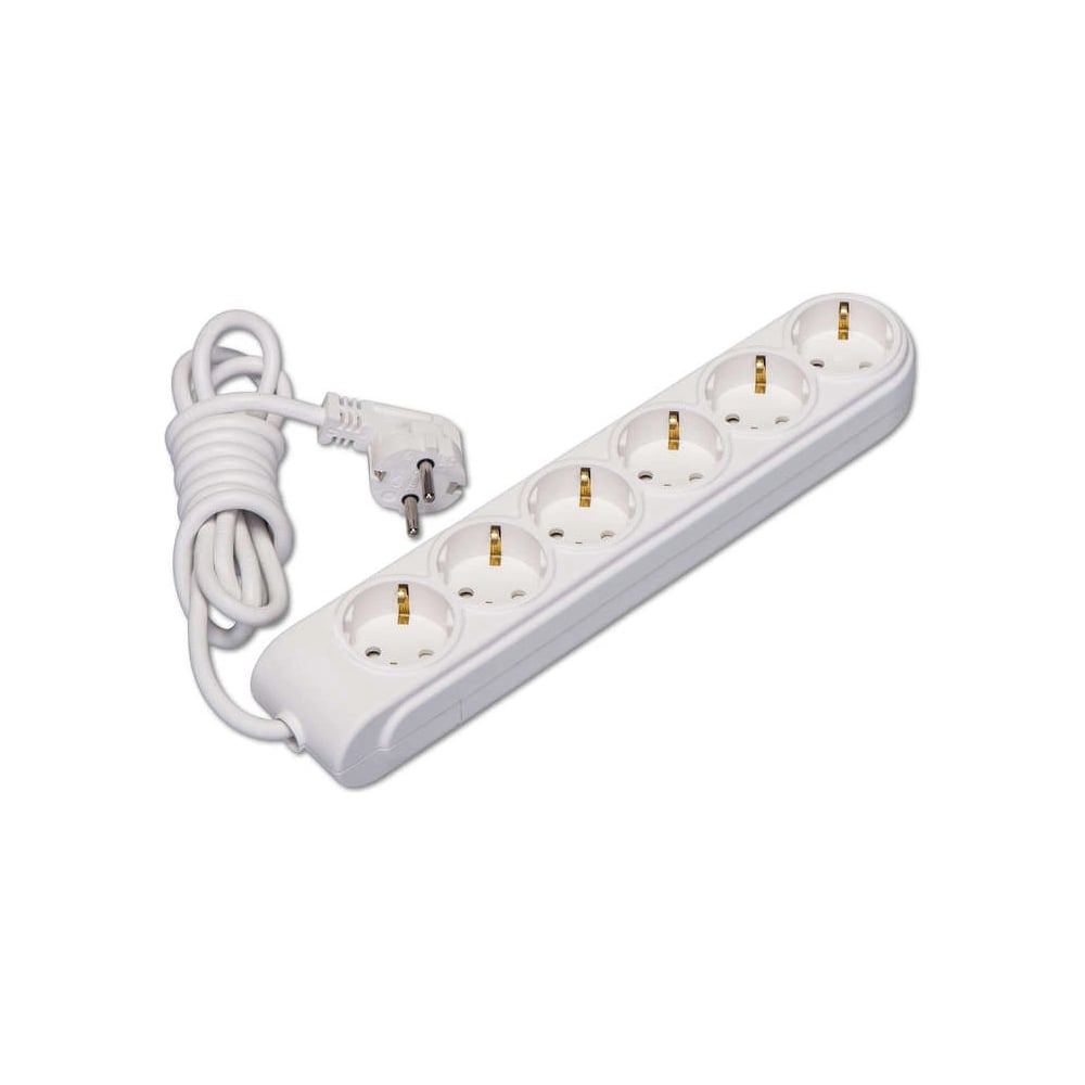 Изображение товара Удлинитель MAKEL 6х3м с заземлением 16 А 6 розеток