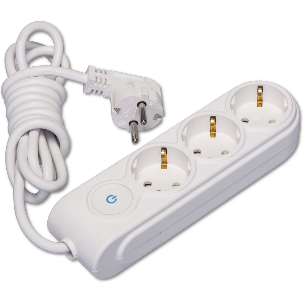 Изображение товара Удлинитель MAKEL N3310084 3х1.5 10м с заземлением и защитными шторками