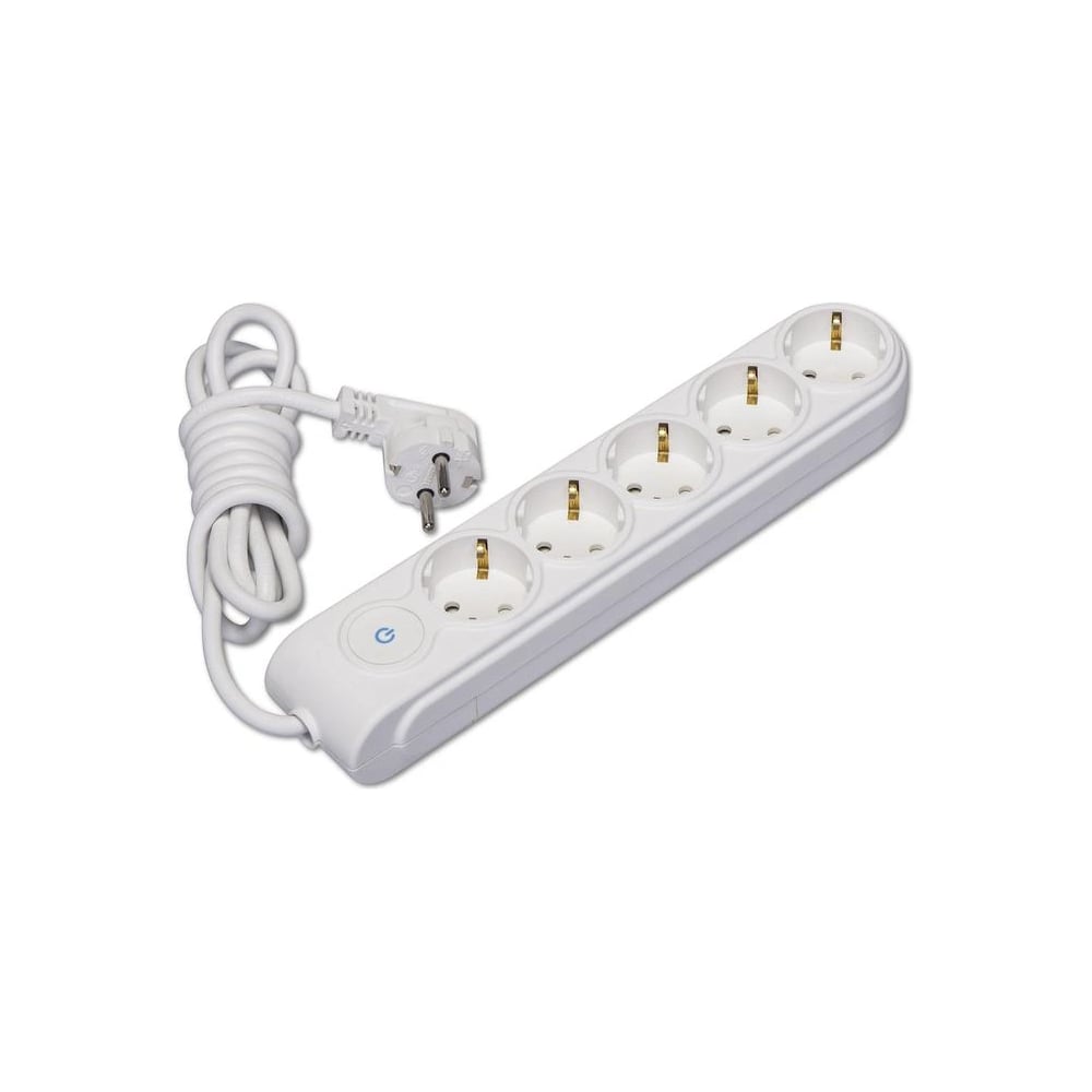 Изображение товара Удлинитель MAKEL 5х5м, с заземлением, 16А, защитные шторки, с выключателем, сечение 3х1.5 N5310064