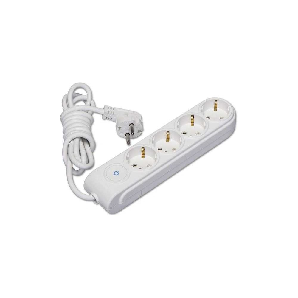 Изображение товара Удлинитель MAKEL 4х5м, с заземлением, 16А, защитные шторки, с выключателем, сечение 3х1.5 N4310064