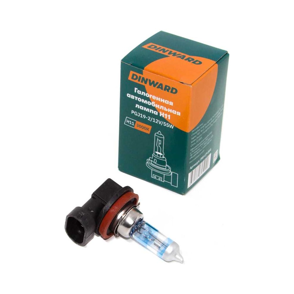 Изображение товара Лампа H11 DINWARD 12V SMD 1000 lm голубая