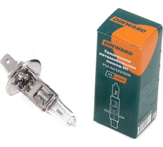 Изображение товара Лампа DINWARD H1 12 V 55  Long life P14,5s в уп. 746205v