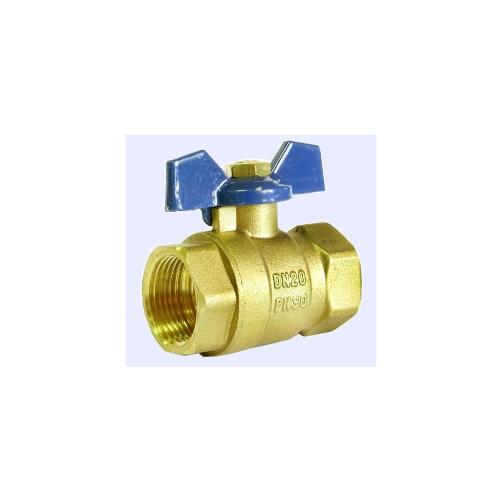 Изображение товара Шаровой кран RM 1/2 ВР-ВР муфтовый бабочка Ду15 Ру30 профессиональный