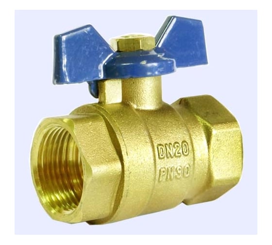 Изображение товара Шаровой кран RM 1/2 ВР-ВР муфтовый бабочка Ду15 Ру30 11Б27п1 RM-12FFB